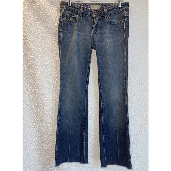 Paige Womens Premium Denim Laurel Canyon Jeans Embroidered Pockets Size 26 - Picture 13 of 14